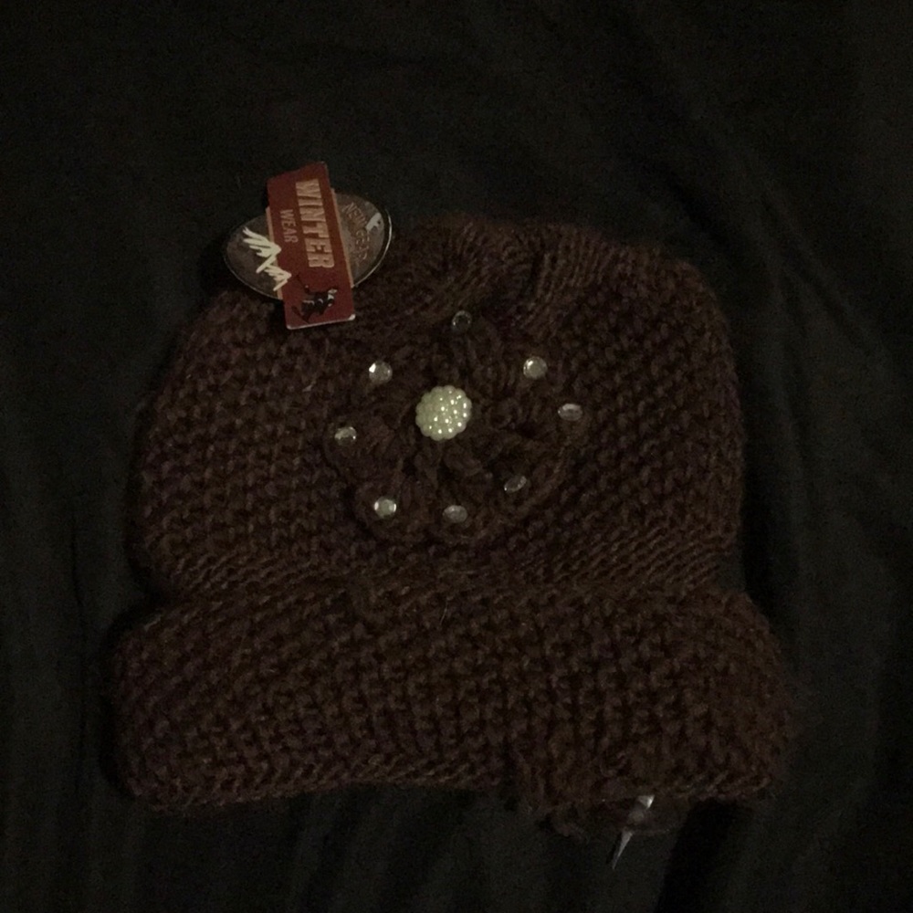 New vintage winter crochet hat